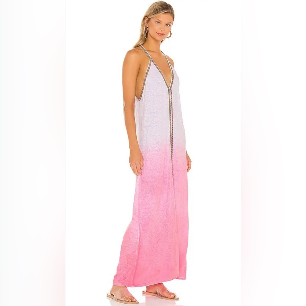 Pitusa Pink Ombre & Blue Ombré Bundle Set Maxi Dress